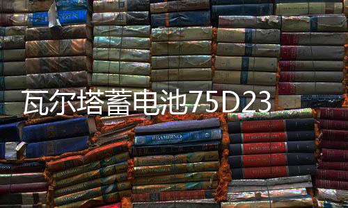 瓦尔塔蓄电池75D23L/65AH/550A/奇骏天籁/翼神雅阁森林人汽车电瓶
