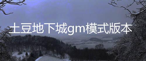 土豆地下城gm模式版本