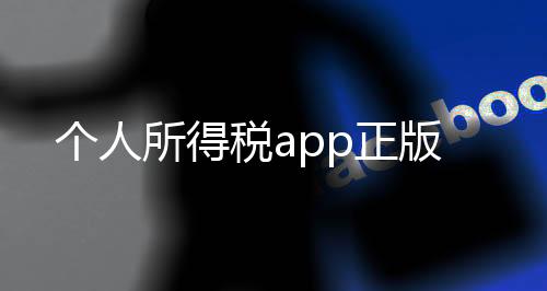 个人所得税app正版