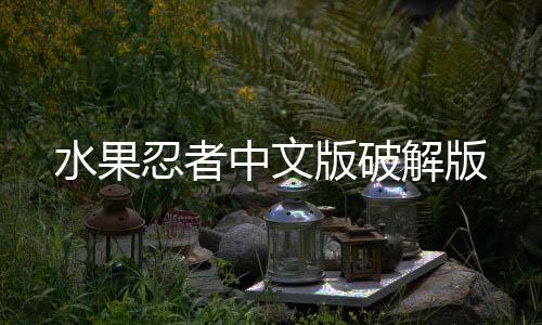 水果忍者中文版破解版