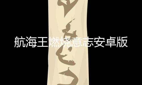 航海王燃烧意志安卓版