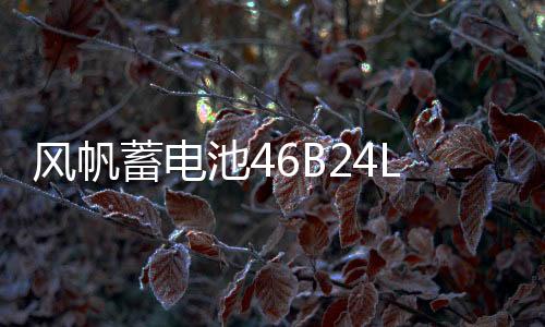 风帆蓄电池46B24L适配雅阁奥德赛思铂睿思域CRV锋范杰德汽车电瓶