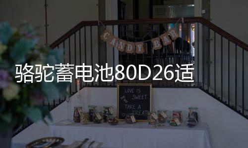 骆驼蓄电池80D26适配索纳塔凯美瑞汉兰达RAV4专用汽车电瓶70AH